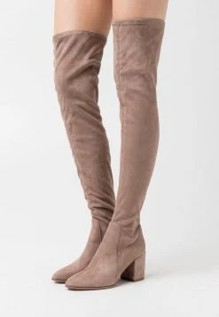 Bestpreis 🛒 Even&Odd Damen Overknees - Taupe 🔥