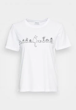 Rabatt 🧨 Even&Odd T-Shirt Print - White | Damen ✨ -Even Od Verkaufe 97b65325afb94368bb6fb0aebf1377e6