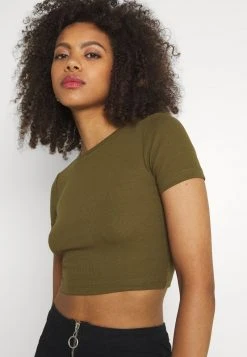 Billig 💯 Even&Odd Damen 3 PACK - T-Shirt Basic - Black/white/khaki 🤩 -Even Od Verkaufe 98c7c1ba5e044ea7805316831f2855ba