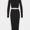 Schlussverkauf ❤️ Even&Odd Damen PERKIN CROPPED 👍 SKIRT SET - Strickpullover - Black 👏 -Even Od Verkaufe 9b53cc09525842b5a44d89df6ee8d4ec