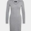 Coupon ✔️ Even&Odd Damen Jerseykleid - Mottled Grey 💯
