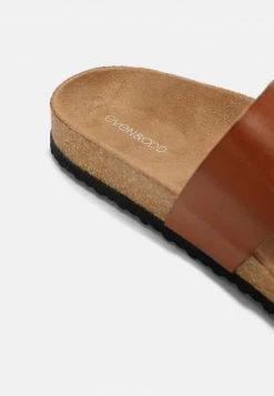 Blitzangebot 💯 Even&Odd Damen Pantolette Flach - Cognac 🥰 -Even Od Verkaufe 9f9b2ca3e6424955a7ae4cae0bd1a5f8