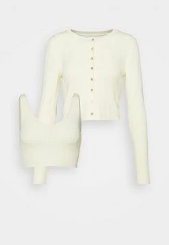 Budget ❤️ Even&Odd Damen KNITWEAR SET - Strickjacke - Light Yellow ⌛ -Even Od Verkaufe a14cdfa500f94eb1827f559ee6bf6a79