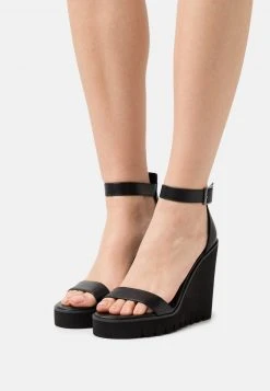 Aktion 👏 Even&Odd Damen Plateausandalette - Black ❤️