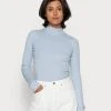 Angebote ❤️ Even&Odd Damen Strickpullover - Mottled Light Blue 😀 -Even Od Verkaufe a56f50740e0f4b25915dab476421e464