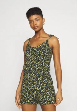 Bester Verkauf ✨ Even&Odd Jumpsuit - Black/yellow | Damen 👍