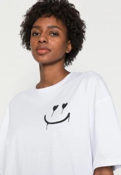 Top 10 ❤️ Even&Odd Damen LIZ KEEP SMILING DIASY BACK PRINT TEE - T-Shirt Print - White ⌛ -Even Od Verkaufe a998c0b5fd6a41d59f562db00a508882
