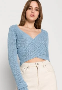 Großhandel ✨ Even&Odd Damen Strickpullover - Light Blue ⌛ -Even Od Verkaufe a9fa55b17c8a41da98422b4c2de1cdad