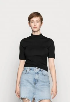 Budget 😍 Even&Odd Damen T-Shirt Basic - Black ✨