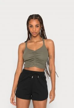 Coupon 🔥 Even&Odd Damen Top - Khaki ✔️