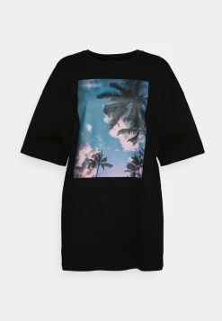 Billig 😀 Even&Odd Damen T-Shirt Print - Black 👍