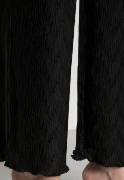 Budget 🧨 Even&Odd Damen Plisse Scallop Hem Trouser - Stoffhose - Black ⭐ -Even Od Verkaufe b1f06f8eb22f4619869a5ff523015af1