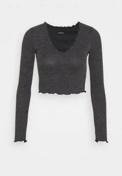 Bester Verkauf ✨ Even&Odd Langarmshirt - Grey | Damen ⭐ -Even Od Verkaufe b3cb9e48154b4943a2461b57b4cb9436