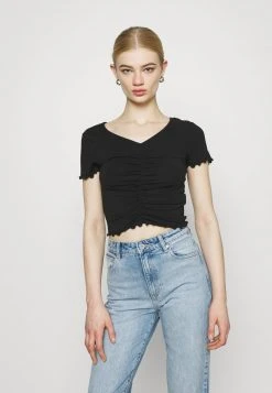 Budget ❤️ Even&Odd Damen T-Shirt Basic - Black 👍
