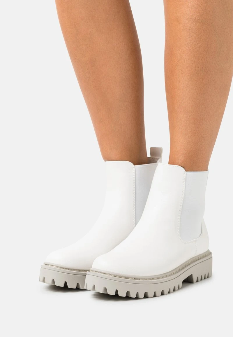 Brandneu 🥰 Even&Odd Damen Plateaustiefelette - White 😀 3 Brandneu 🥰 Even&Odd Damen Plateaustiefelette - White 😀