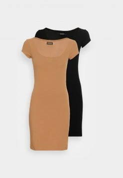 Top 10 ⌛ Even&Odd Damen 2 PACK - Jerseykleid - Black/brown 🤩 -Even Od Verkaufe b53e61e65ee34ea39929fb1d18f245dd