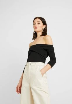 Schlussverkauf 👏 Even&Odd BODYSUIT - Langarmshirt - Black | Damen 💯