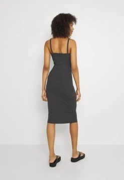 Budget ⭐ Even&Odd Damen Jerseykleid - Mottled Dark Grey 🎁 -Even Od Verkaufe b797cb53eccc45bc84a78534693abb34