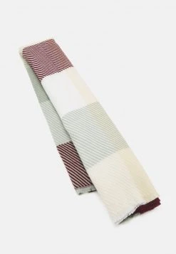 Budget 🎉 Even&Odd Damen Schal - Bordeaux/mint ✨