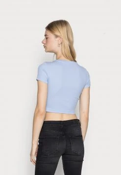 Billig ✔️ Even&Odd Damen 2PACK - T-Shirt Basic - Black/light Blue 🥰 -Even Od Verkaufe b992454bb4004e1986ed4b759f5b21c1