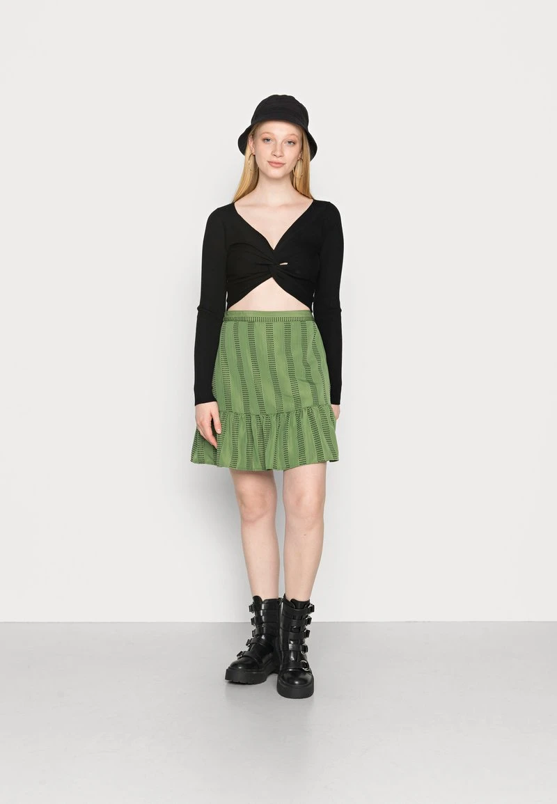 Rabatt 😀 Even&Odd Damen WRAP FRONT JUMPER - Strickpullover - Black ✨ 4 Rabatt 😀 Even&Odd Damen WRAP FRONT JUMPER - Strickpullover - Black ✨ – Bild 2