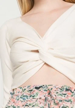 Billig 🛒 Even&Odd Damen WRAP FRONT JUMPER - Strickpullover - White 👍 -Even Od Verkaufe bbe5dadac901455ea68cd464acef5dac