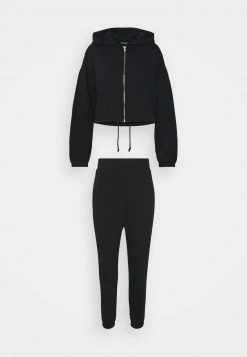 Bestes Angebot ✔️ Even&Odd Damen SET - OVERSIZED SWEAT JACKET & JOGGER - Sweatjacke - Black 🎉 -Even Od Verkaufe bda3a8e069f74026b5a283a30f76f86d