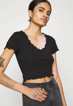 Besorgen 😀 Even&Odd Damen T-Shirt Basic - Black 🛒 -Even Od Verkaufe c10e7174a522408ebb0e49eb449da722