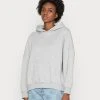 Bestes Angebot 🔥 Even&Odd Damen HOODIE LONG WITHOUT DRAWCORD AND POCKET - Kapuzenpullover - Mottled Light Grey ⭐ -Even Od Verkaufe c1d5768fe3754245b8f21cf557a701e5