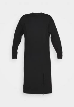 Top 10 🧨 Even&Odd Damen SWEAT - Midi Slit Dress - Freizeitkleid - Black 🔥 -Even Od Verkaufe c329a903d5134b27b92c56b092b19758