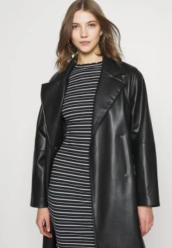 Top 10 🔔 Even&Odd Damen Rushed Edges Mini High Neck Long Sleeves Dress - Etuikleid - Black/ White ⌛ -Even Od Verkaufe c3ce43b65d7944aeb13a2632e26bf0e8