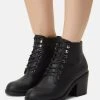 Besorgen 🥰 Even&Odd Damen Schnürstiefelette - Black 🎁 -Even Od Verkaufe c536761714474225b46594a5a340709f
