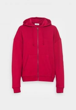 Auslauf 😉 Even&Odd Damen OVERSIZED HOODED ZIP JACKET - Sweatjacke - Red ✔️ -Even Od Verkaufe c90e1f1f873045d1bea80b8fb1d46536