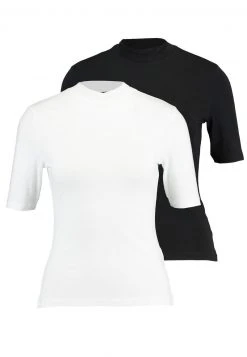 Bestes Angebot 🔥 Even&Odd Damen 2 PACK - T-SHIRT BASIC - T-Shirt Basic - White/black 💯 -Even Od Verkaufe ca338675ce46494898025e6d1b3984fe