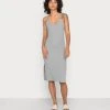 Budget 😍 Even&Odd Jerseykleid - Mottled Grey | Damen 🛒 -Even Od Verkaufe cc19d9486e854a7ca7c868d4abac3559