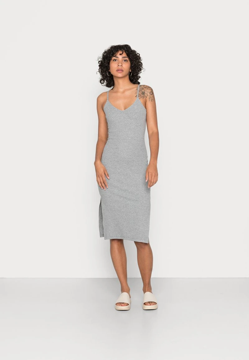 Budget 😍 Even&Odd Jerseykleid - Mottled Grey | Damen 🛒 3 Budget 😍 Even&Odd Jerseykleid - Mottled Grey | Damen 🛒