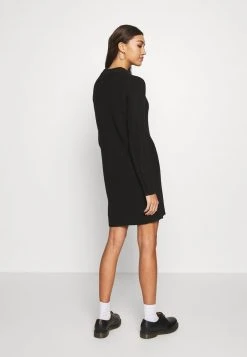 Am billigsten 🔥 Even&Odd Damen Strickkleid - Black 🎁 -Even Od Verkaufe d3616fd424bf40acbd9167786436b8d9