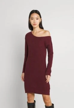 Bester Verkauf 🌟 Even&Odd Damen Strickkleid - Bordeaux 🥰