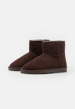 Brandneu ✔️ Even&Odd Damen LEATHER WINTER BOOTIES - Stiefelette - Dark Brown 👏 -Even Od Verkaufe d49239f2f0e44f4cab9af917daf5a064