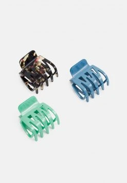 Budget 👏 Even&Odd Damen 3 PACK - Haar-Styling-Accessoires - Brown/blue/green 🌟