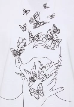 Brandneu 🧨 Even&Odd Damen T-Shirt Print - White 🤩 -Even Od Verkaufe d7c839f0ed074ef18ced8df5c59eca51