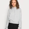 Top 10 ✨ Even&Odd Damen CROPPED WITH HALF ZIP COLLAR - Sweatshirt - Mottled Light Grey 💯 -Even Od Verkaufe d961f0e5ab1a4da2a5c3a46b941ccd08