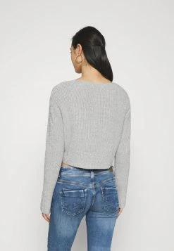 Blitzangebot 🥰 Even&Odd Damen Strickpullover - Mottled Grey ❤️ -Even Od Verkaufe d97e09b304db48a2b4dfb309f680dca2