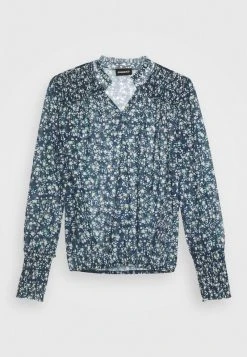 Besorgen ✨ Even&Odd Damen PRINTED BLOUSE - Bluse - Blue 🌟 -Even Od Verkaufe db6671dd6b86422391d9af34e75a98d5
