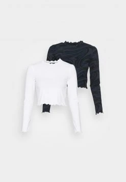Großhandel 💯 Even&Odd Damen 2 PACK - Langarmshirt - Dark Blue/white 😀 -Even Od Verkaufe db6d5771e29340cd88caf25a0bc5cf2a