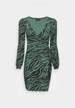 Rabatt 😉 Even&Odd Damen Jerseykleid - Black/green ⌛ -Even Od Verkaufe dba7c72271f44d0ea720bb99b4231cb6