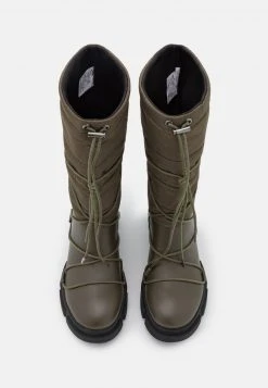 Auslauf ❤️ Even&Odd Damen WINTER BOOTIES - Schnürstiefel - Khaki ✨ -Even Od Verkaufe dbf9bbd6035f4df5ad1138dda68d3a74