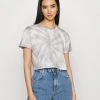 Aktion 🤩 Even&Odd Damen T-Shirt Print - Grey/white ✔️