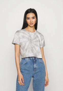 Aktion 🤩 Even&Odd Damen T-Shirt Print - Grey/white ✔️