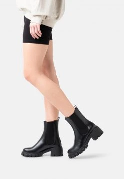 Am billigsten ⌛ Even&Odd Damen Plateaustiefelette - Black 😍